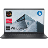 Dell Inspiron 3000 Series 3535 Laptop, 15.6" FHD Touchscreen, AMD Ryzen 5 7530U, 12GB RAM, 512GB SSD, SD Card Reader, HDMI, Wi-Fi, Bluetooth, Windows 11 Home, Black